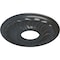 Ekena Millwork Blackthorn Ceiling Medallion (Fits Canopies up to 4 7/8"), 11 3/4"OD x 3 5/8"ID x 1"P, Pewter CM11BLPES - alternate 3